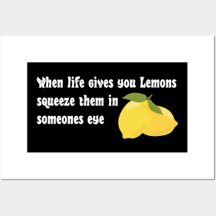 Lemons Posters and Art